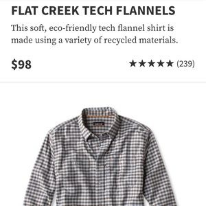 Orvis Flat Creek Tech Flannel